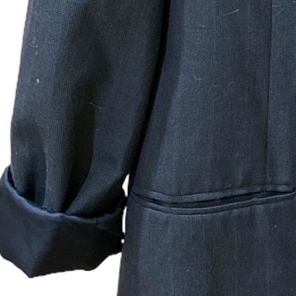 Vintage Kuppenheimer Oversize Boyfriend Double Breasted Blue Stripe Blazer - Picture 5 of 16